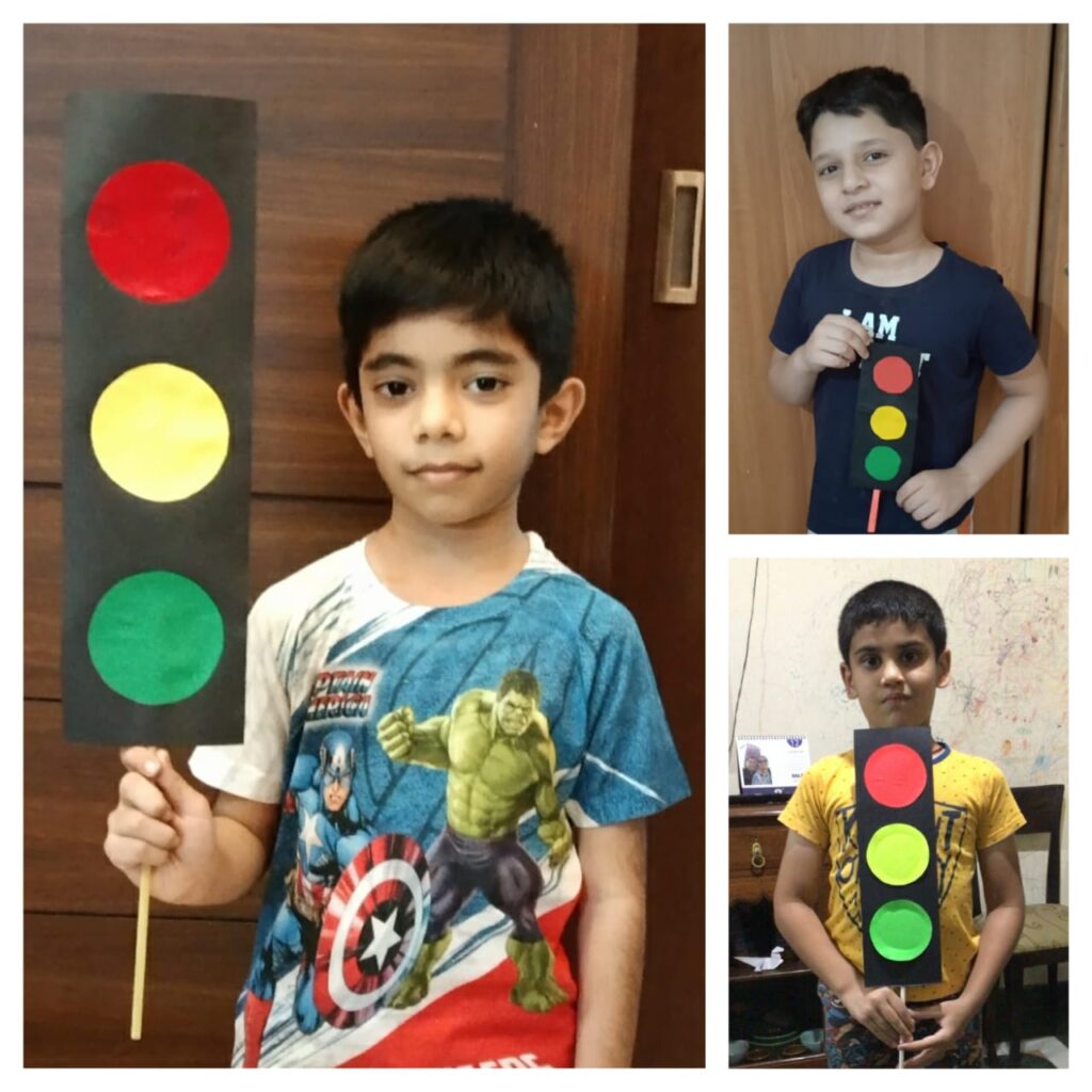 Traffic Light Rhymes for Recitation in school for Nursery and Pre-primary  class - YouTube